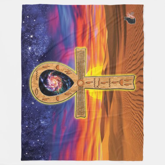 Ankh Fleece Blanket Deken (Voorkant)