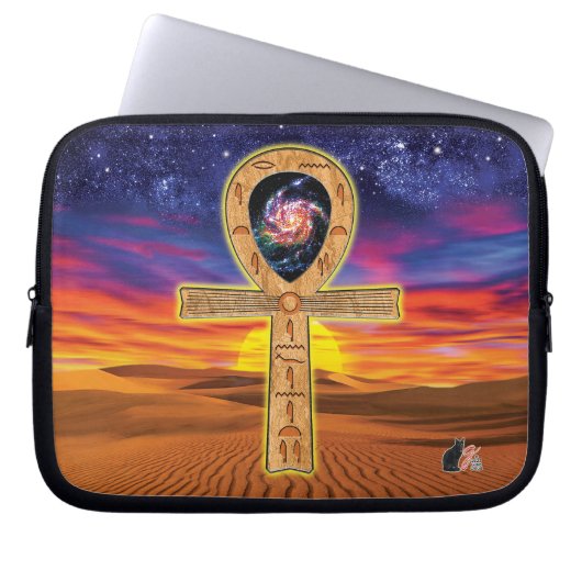 Ankh Laptop Sleeve (Voorkant)