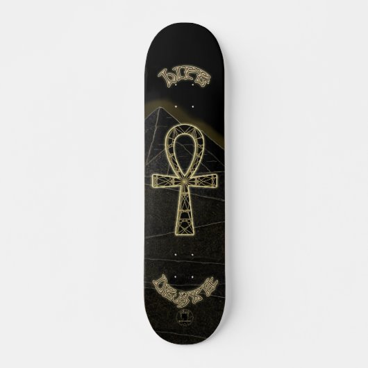 Ankh Life, Death Skateboard (Devant)