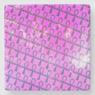 Ankh Pattern Stenen Onderzetter