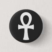 Ankh Ronde Button 3,2 Cm (Voorkant)