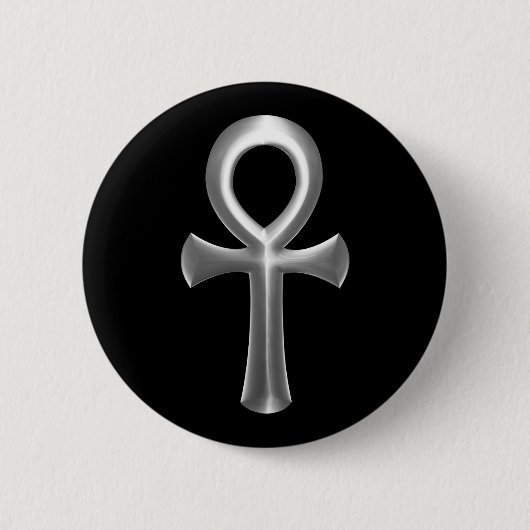 Ankh Ronde Button 5,7 Cm (Voorkant)