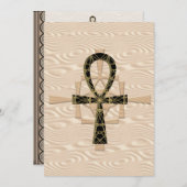 Ankh Sand-uitnodigingen Kaart (Voorkant / Achterkant)