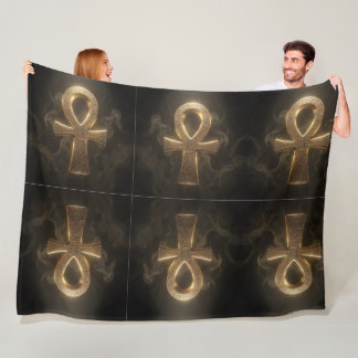 Ankh Symbol Meaning – Key of Life´1 Fleece Deken