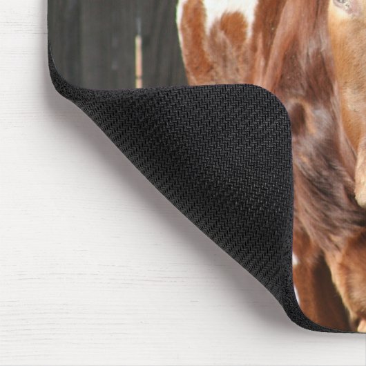 Ankole-Watusi Steer met enorme horens Mousepad Muismat (Hoek)