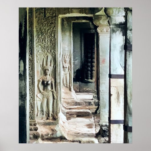 Ankor Wat-tempel Poster (Voorkant)