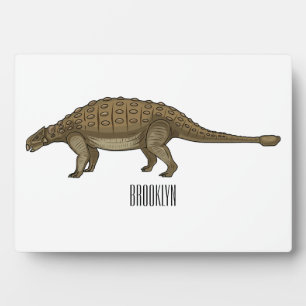 Ankylosaurus cartoon illustratie fotoplaat