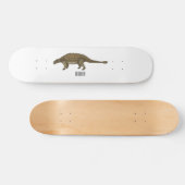 Ankylosaurus cartoon illustratie skateboard (Horizontaal)