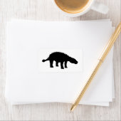 Ankylosaurus Dino Dinosaur Silhouette Etiket (Insitu)