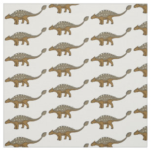 Ankylosaurus gepantserde dinosaurus illustratie stof