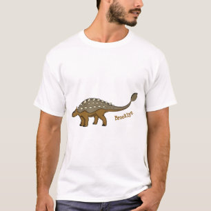 Ankylosaurus gepantserde dinosaurus illustratie t-shirt