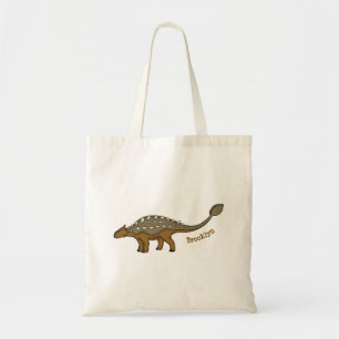 Ankylosaurus gepantserde dinosaurus illustratie tote bag