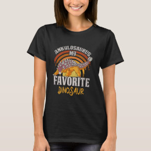 Ankylosaurus is mijn favoriete dinosaurusontwerp v t-shirt
