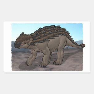 Ankylosaurus Rechthoekige Sticker
