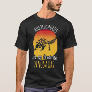 Ankylosaurus zijn mijn favoriete dinosaurussen Vin T-shirt