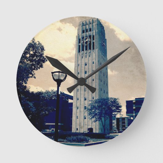 Ann Arbor Clock Tower Ronde Klok (Voorkant)