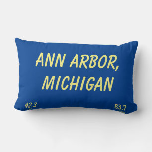 Ann Arbor Jeter Oreiller Latitude-Longitude