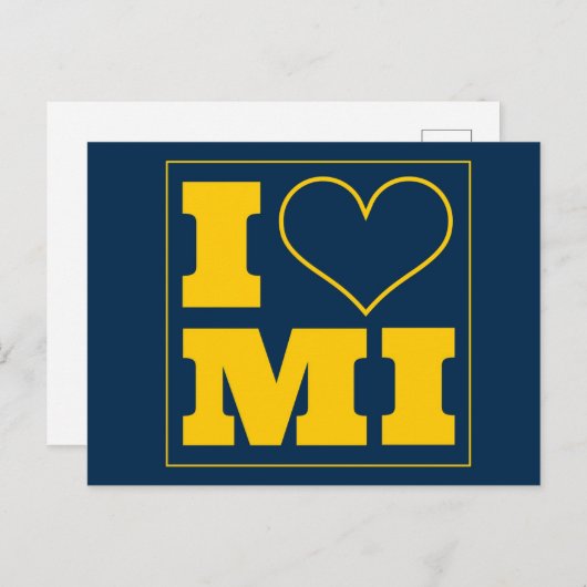 Ann Arbor (MI) Invitation de Tailgate (Devant / Derrière)