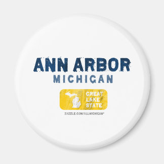 Ann Arbor Michigan Great Lake State Magneet