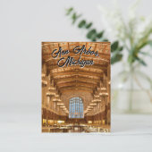 Ann Arbor, Michigan Quad Library Carte postale (Debout devant)