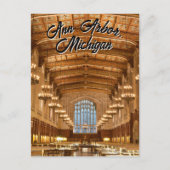 Ann Arbor, Michigan Quad Library Carte postale (Devant)