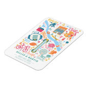 Ann Arbor Michigan Save The Date Magneet (Linkerzijde)