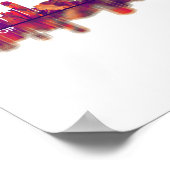 Ann Arbor Michigan Skyline Poster (Hoek)