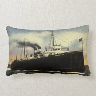 Ann Arbor Railroad Car Ferry Nummer 6 Grote Meren Kussen