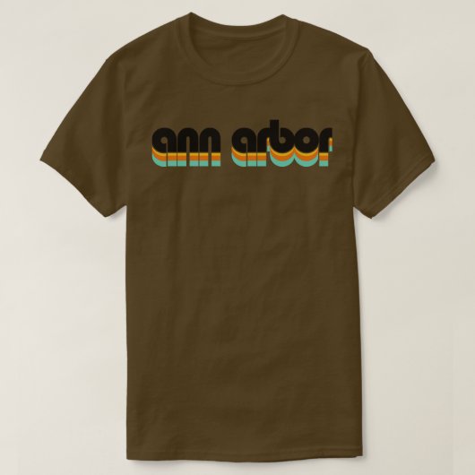 Ann Arbor Retro Throwback Sweat - shirt à capuche (Design devant)