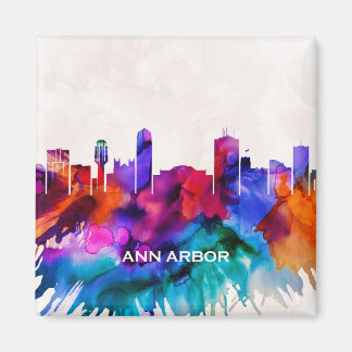 Ann Arbor Skyline Magneet