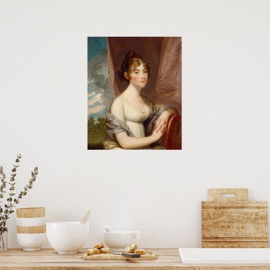 Ann Barry - Poster d'art raffiné Gilbert Stuart (Cuisine)