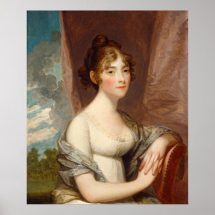 Ann Barry - Poster d'art raffiné Gilbert Stuart