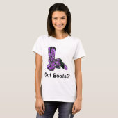 Ann Charles, T-shirt GOT BOOTS (Devant entier)