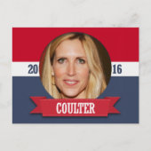 ANN COULTER 2016 BRIEFKAART (Voorkant)