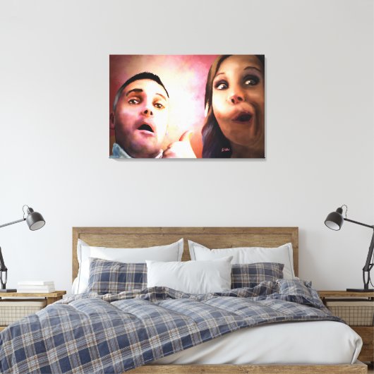 Ann & Dave Canvas Afdruk (Insitu (Slaapkamer))