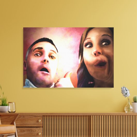 Ann & Dave Canvas Afdruk (Insitu (Woonkamer))