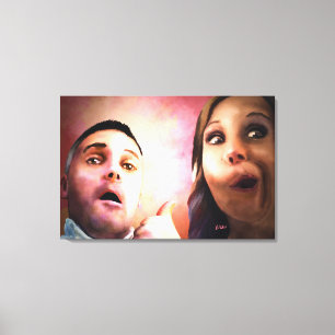 Ann & Dave Canvas Afdruk