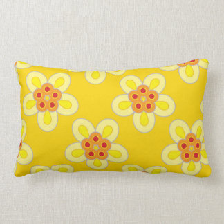 Ann Tuck - Yellow Geometric Flower Pillow Kussen