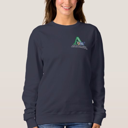 ANN Women's Sweatshirt - Navy (Voorkant)