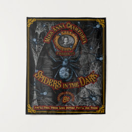 Anna Crawfobia's Spiders in de Donkere Sideshow Wandkleed