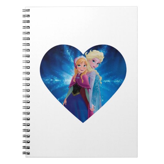 Anna en Elsa Frozen Notitieboek (Voorkant)