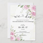 ANNA Faire-part de mariage / Nous le faisons, Aqua (Devant)