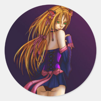 Anna Kat Ronde Sticker