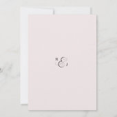 ANNA Let's Shower Invitation / Aquarelle, rose (Dos)