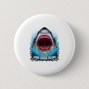 Anna Maria Eiland Florida Vakantie Grote Witte Haa Ronde Button 5,7 Cm