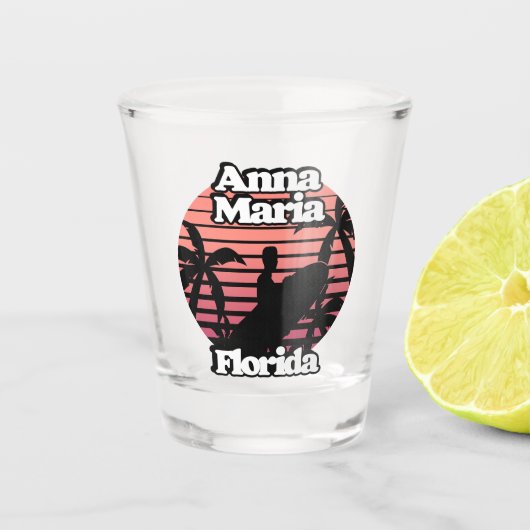 Anna Maria Florida Shot Glas (Voorkant)