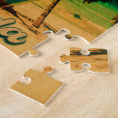 Anna Maria Island Florida Beach Retro Souvenir Legpuzzel (Zijkant)