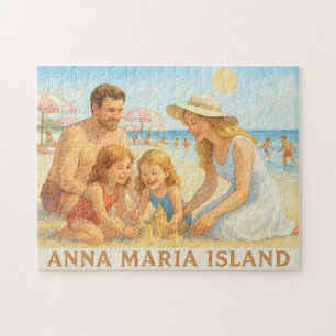 Anna Maria Island Florida Family Vacances Puzzle