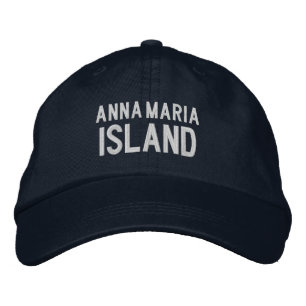 Anna Maria Island Florida geborduurde honkbalhoed Pet