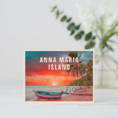 Anna Maria Island Florida Palm Tree Beach  Briefkaart (Staand voorkant)